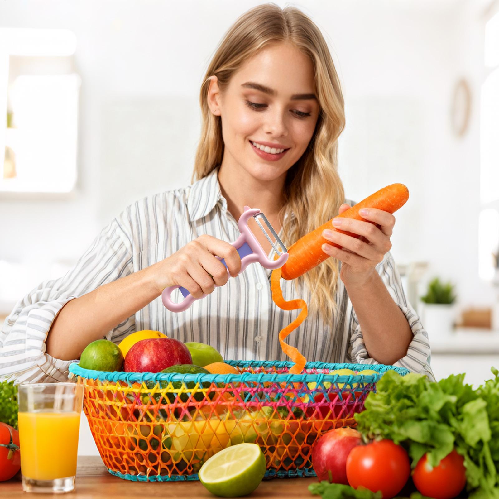 Kitchen Gadgets For Men - 野菜ピーラー ハンドヘルドキッチンガジェット 野菜スライサー キャンプ ピクニック 旅行