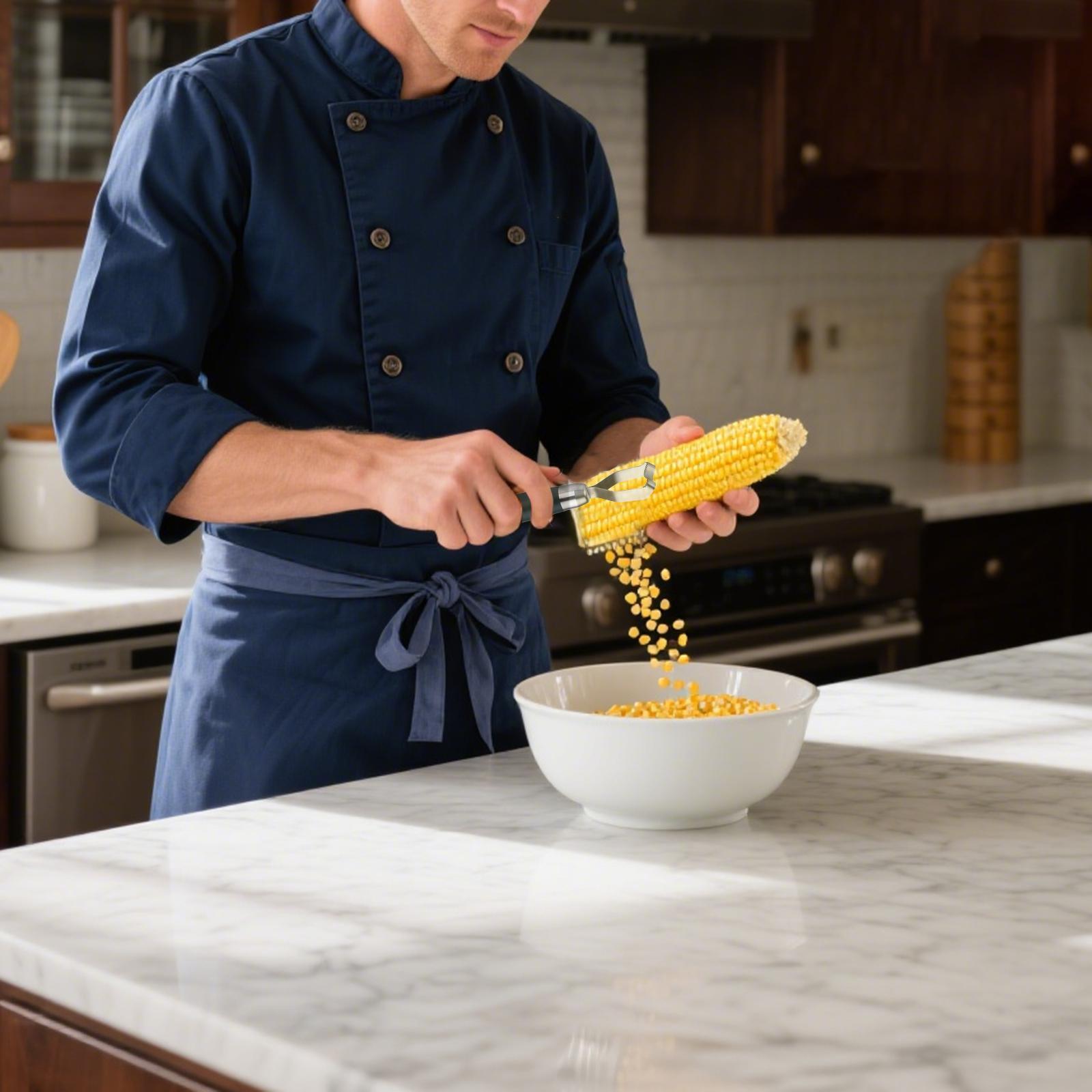 Kitchen Gadgets For Men - とうもろこしの皮むき器、とうもろこしの芯を剥くツール。使いやすく、バーベキューに最適なアクセサリー。女性、男性、家庭、レストラン、キャンプなど、様々なシーンで使えるキッチン用品。