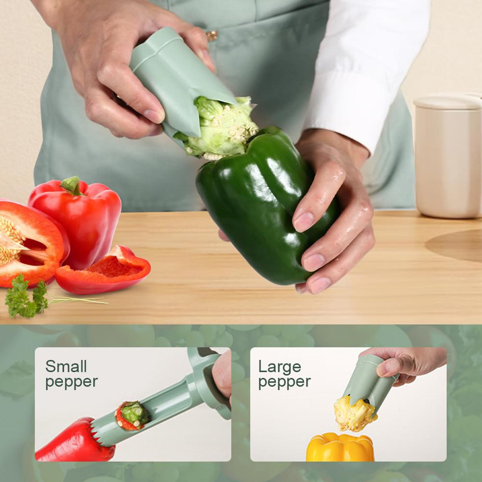 Kitchen Gadgets For Men - スライサー野菜カッターランダムペッパーフルーツツール調理器具キッチンシードリムーバークリエイティブコアラーカッティングガジェット