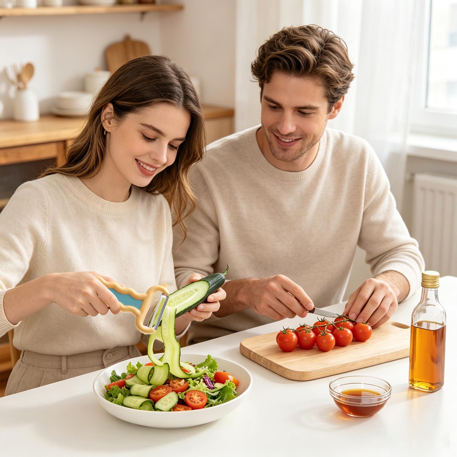 野菜ピーラー ハンドヘルドキッチンガジェット 野菜スライサー - Kitchen Gadgets For Men のレビューと価格