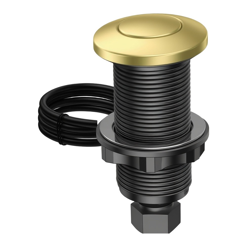 ステンレス製エアスイッチ式ゴミ処理機。キッチンシンク用。明る - Kitchen Gadgets Gold のレビューと価格