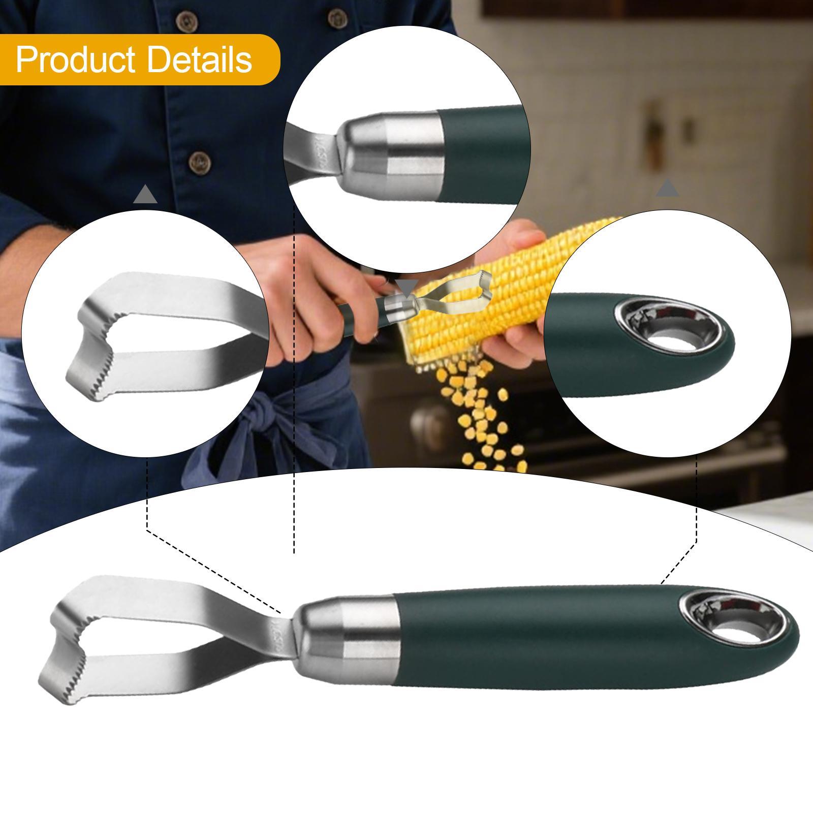 とうもろこしの皮むき器、とうもろこしの芯を剥くツール。使いや - Kitchen Gadgets For Men のレビューと価格