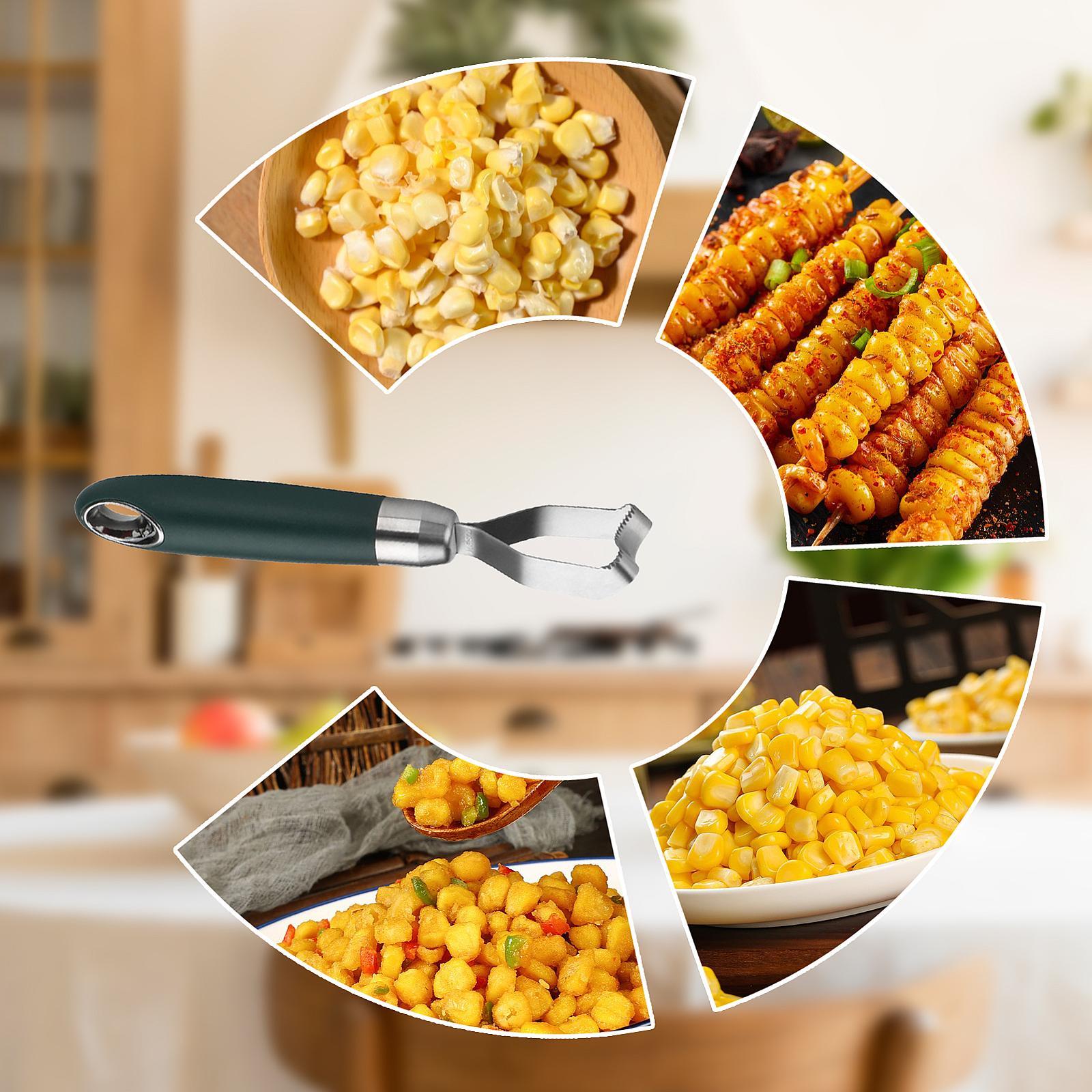 とうもろこしの皮むき器、とうもろこしの芯を剥くツール。使いや - Kitchen Gadgets For Men のレビューと価格