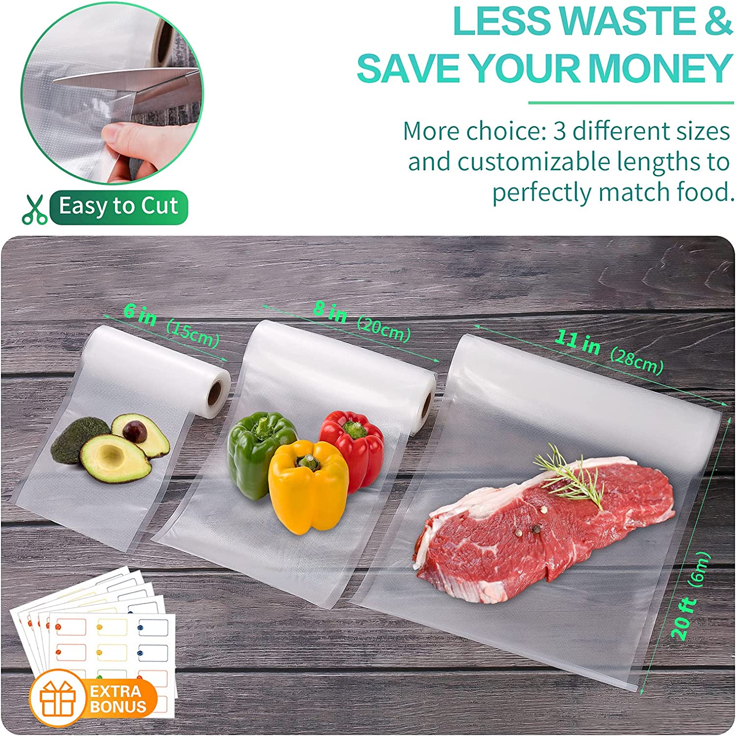 キッチンバッグ 真空食品用 真空シーラーバッグ ソウヴィッド - Kitchen Gadgets Organizer のレビューと価格