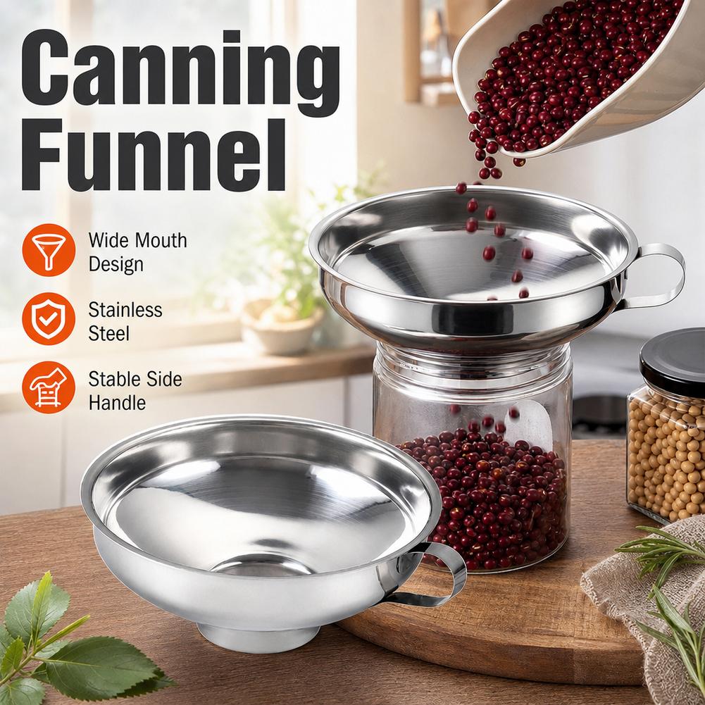 広口ステンレス製漏斗 キッチン用調理・スパイス移し替えに最適 - Kitchen Gadgets Organizer のレビューと価格