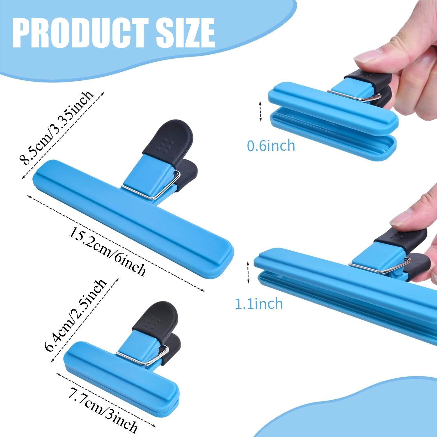 3-12 個多目的シールクリップ耐久性のあるキッチンスナック - Kitchen Gadgets Organizer のレビューと価格